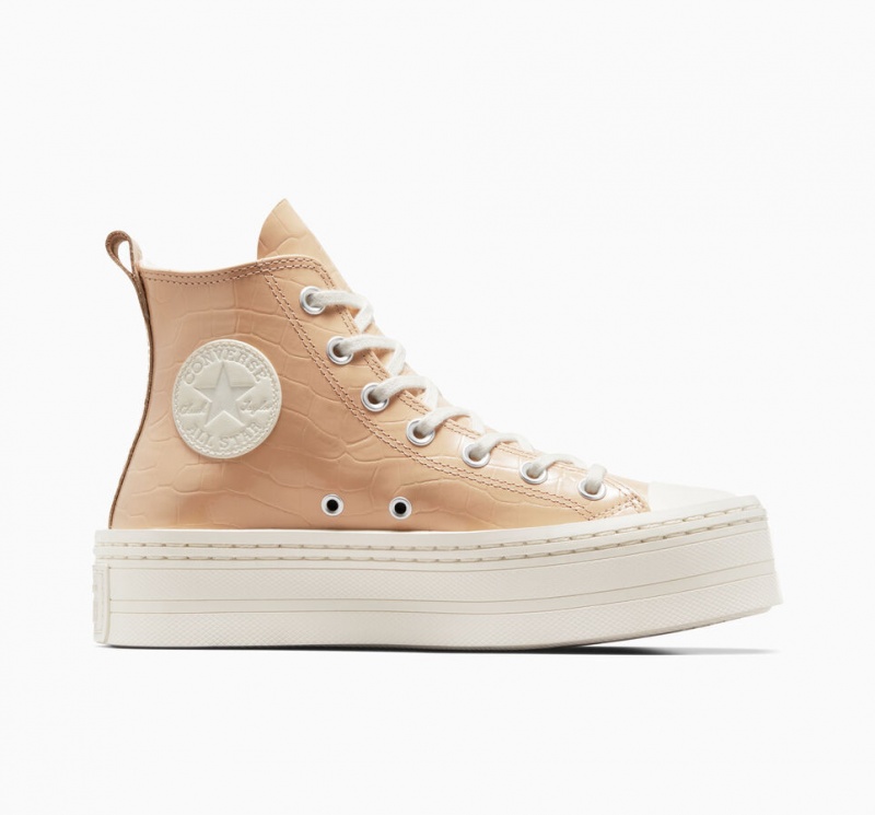 Converse Chuck Taylor All Star Modern Lift Platformie Embossed Epic Dune / Epic Dune / Egret | 924568-KOM