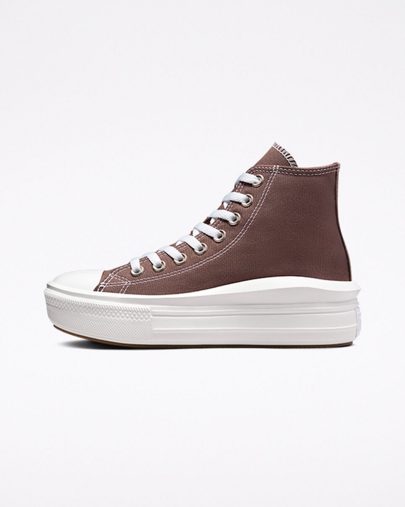 Converse Chuck Taylor All Star Move Platformie Białe | 751642-MOH