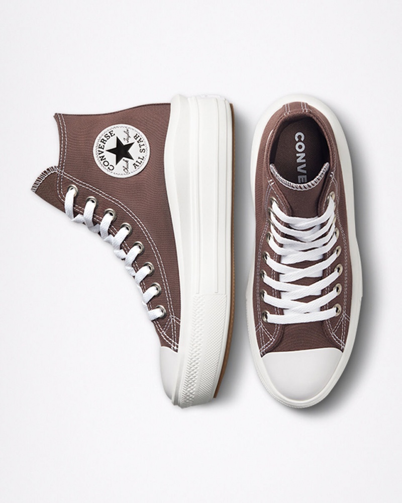 Converse Chuck Taylor All Star Move Platformie Białe | 751642-MOH