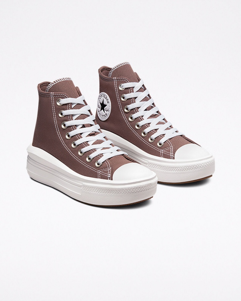 Converse Chuck Taylor All Star Move Platformie Białe | 751642-MOH