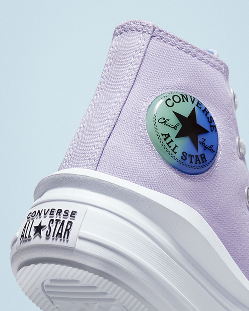 Converse Chuck Taylor All Star Move Platformie Gel Patch Królewski Niebieski | 859637-LEK