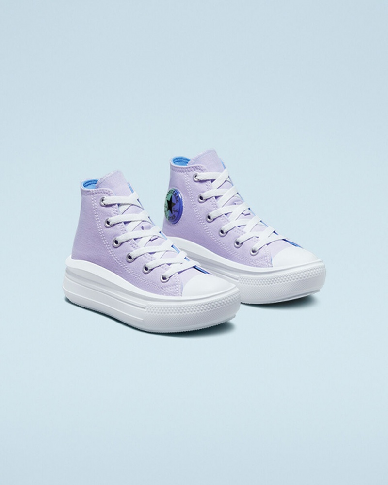 Converse Chuck Taylor All Star Move Platformie Gel Patch Królewski Niebieski | 859637-LEK