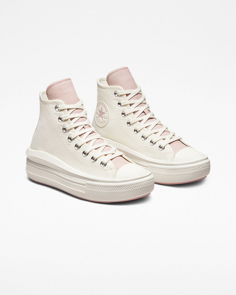 Converse Chuck Taylor All Star Move Platformie Tonal Materials Różowe | 269713-RCO