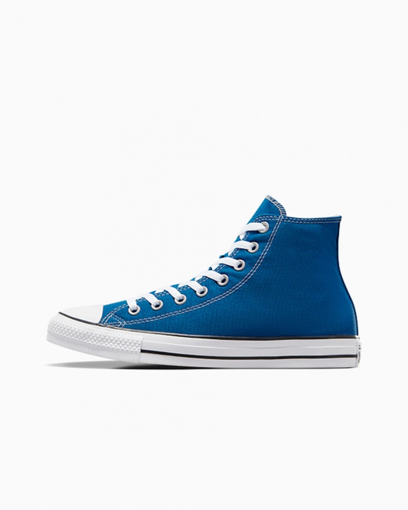 Converse Chuck Taylor All Star Niebieskie Białe Białe | 490563-GKB