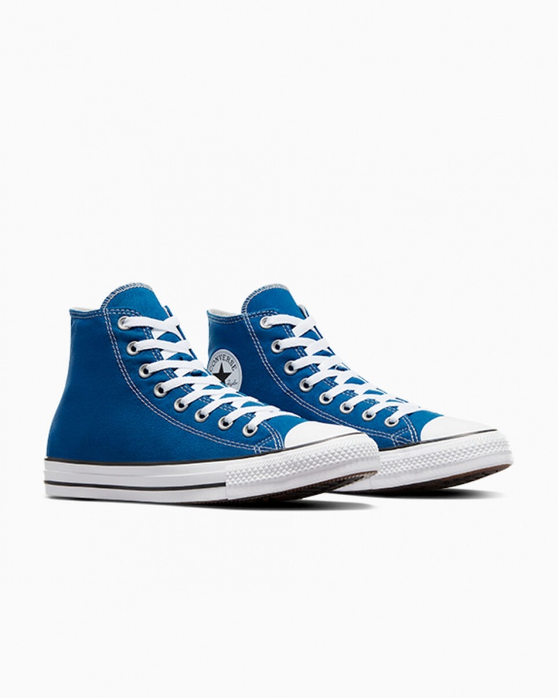 Converse Chuck Taylor All Star Niebieskie Białe Białe | 490563-GKB