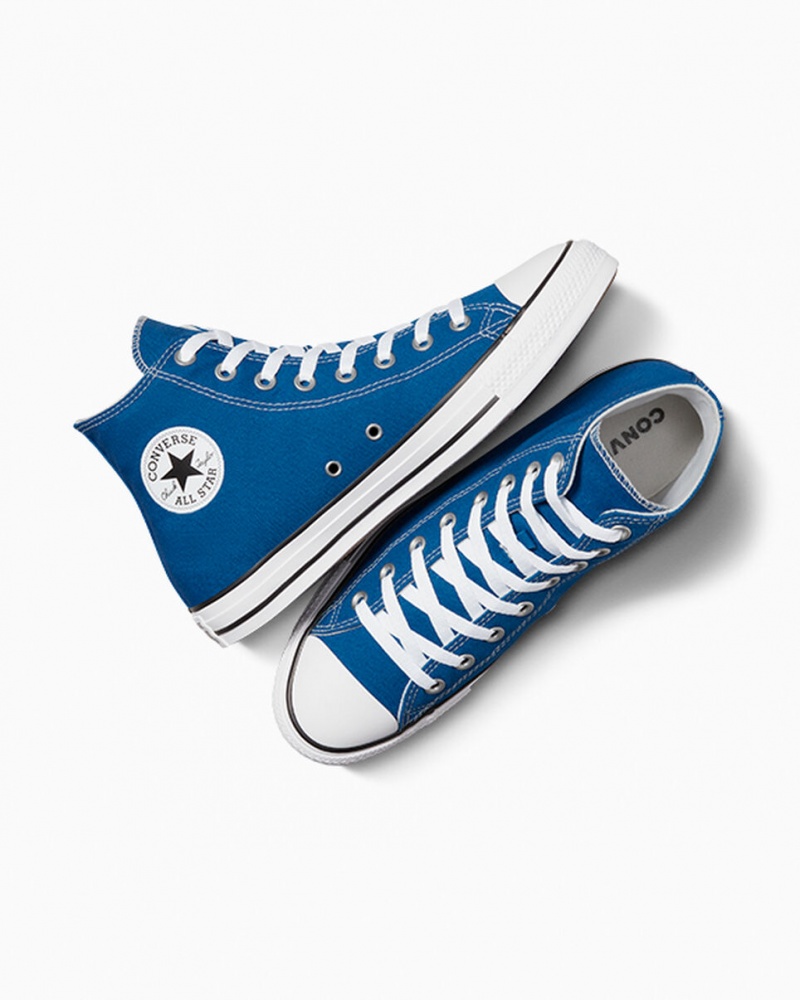 Converse Chuck Taylor All Star Niebieskie Białe Białe | 490563-GKB