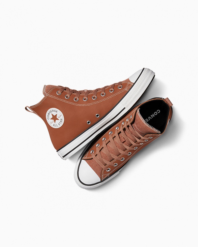 Converse Chuck Taylor All Star Skórzane Białe | 956408-IAW