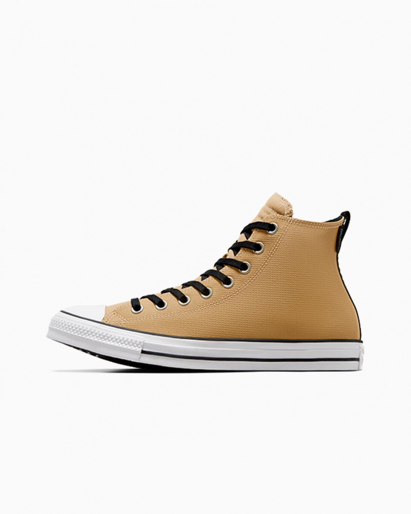 Converse Chuck Taylor All Star Skórzane Czarne Białe | 123985-VSK