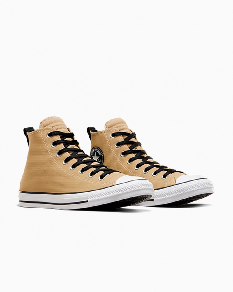 Converse Chuck Taylor All Star Skórzane Czarne Białe | 123985-VSK