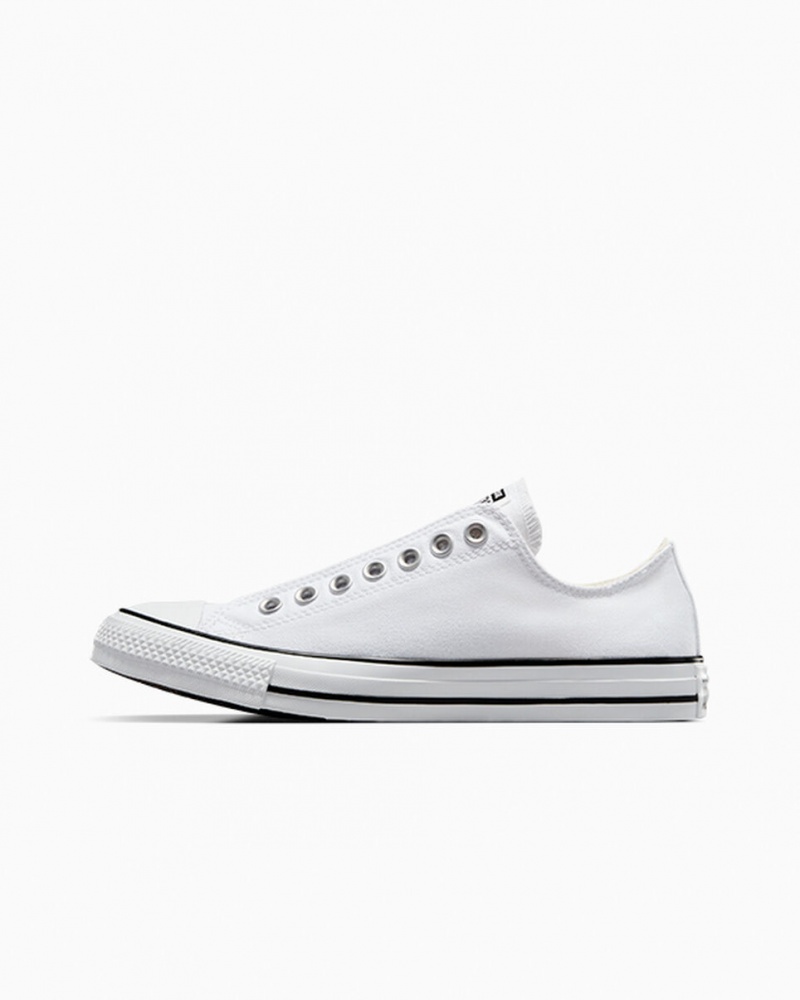 Converse Chuck Taylor All Star Slip Białe Czarne Białe | 742890-PSK