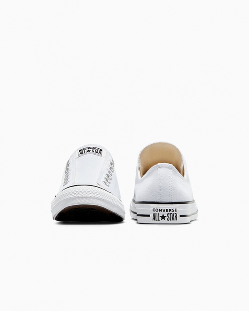 Converse Chuck Taylor All Star Slip Białe Czarne Białe | 742890-PSK