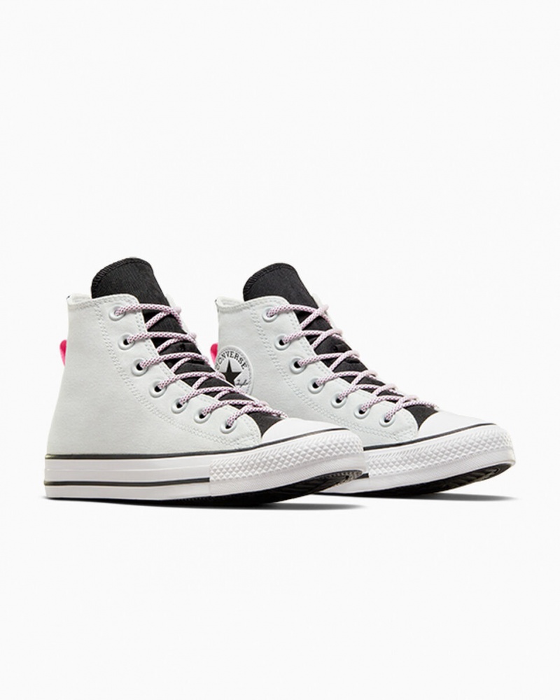 Converse Chuck Taylor All Star Szare Czarne | 615734-ECM