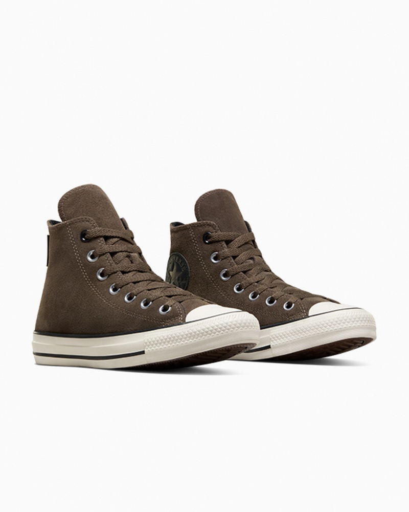 Converse Chuck Taylor All Star Zamszowe Czarne | 274915-BYE