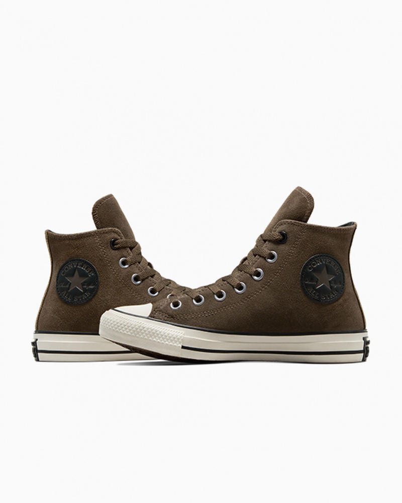 Converse Chuck Taylor All Star Zamszowe Czarne | 274915-BYE