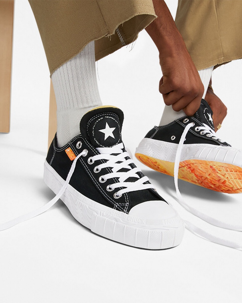 Converse Chuck Taylor Alt Star Czarne Białe Czarne | 908763-ZTF