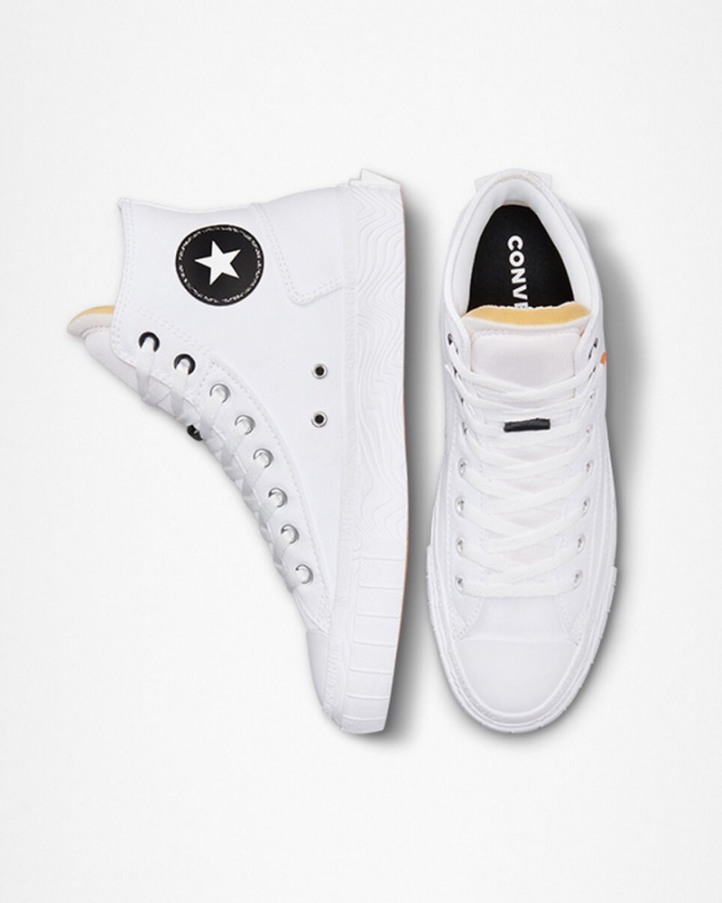 Converse Chuck Taylor Alt Star Płócienne Białe Czarne Białe | 605731-AMG