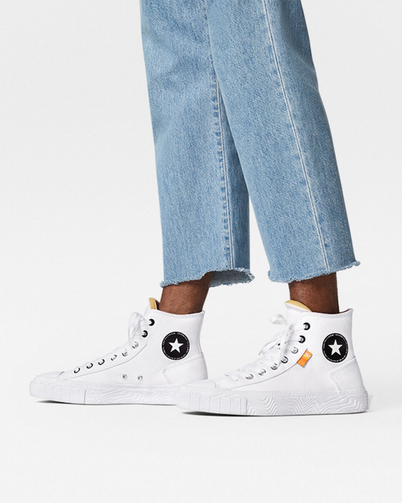 Converse Chuck Taylor Alt Star Płócienne Białe Czarne Białe | 605731-AMG