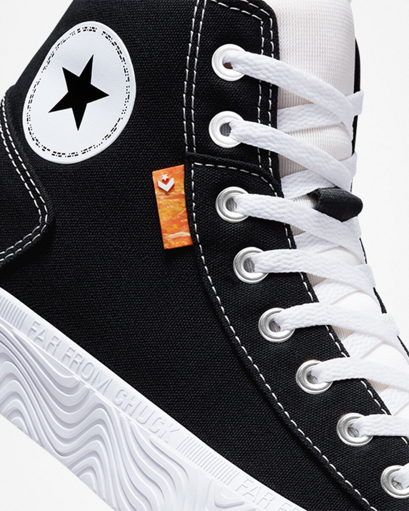 Converse Chuck Taylor Alt Star Płócienne Czarne Białe Białe | 028694-URJ