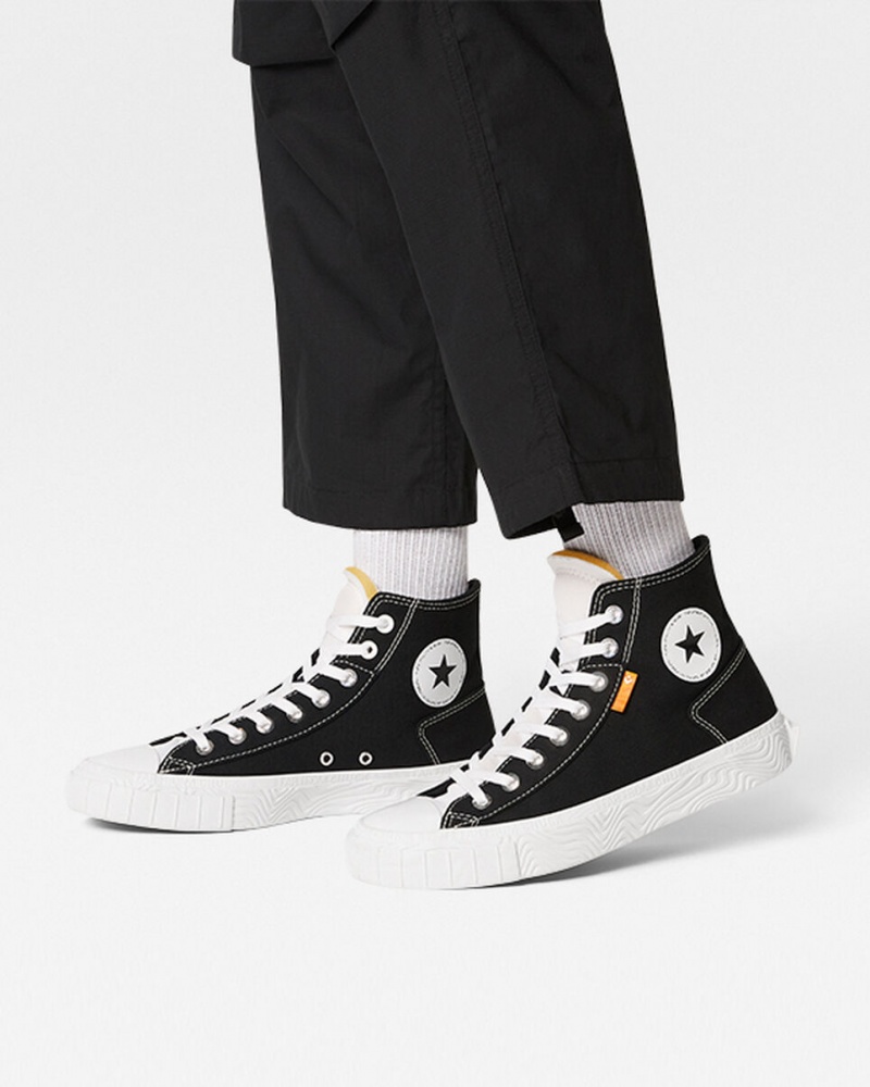 Converse Chuck Taylor Alt Star Płócienne Czarne Białe Białe | 028694-URJ