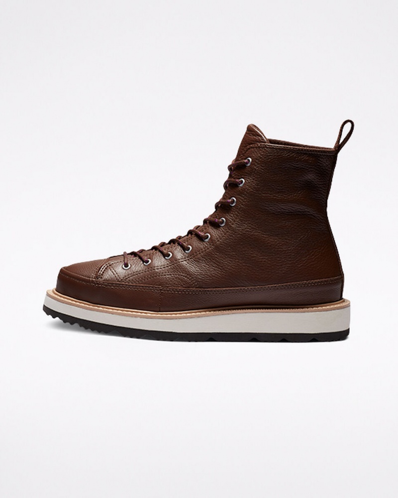 Converse Chuck Taylor Crafted Boot Czekolada Głęboka Czarne | 310679-DTW