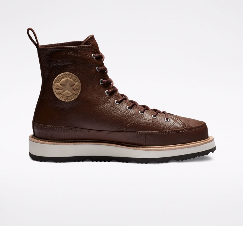 Converse Chuck Taylor Crafted Boot Czekolada Głęboka Czarne | 310679-DTW