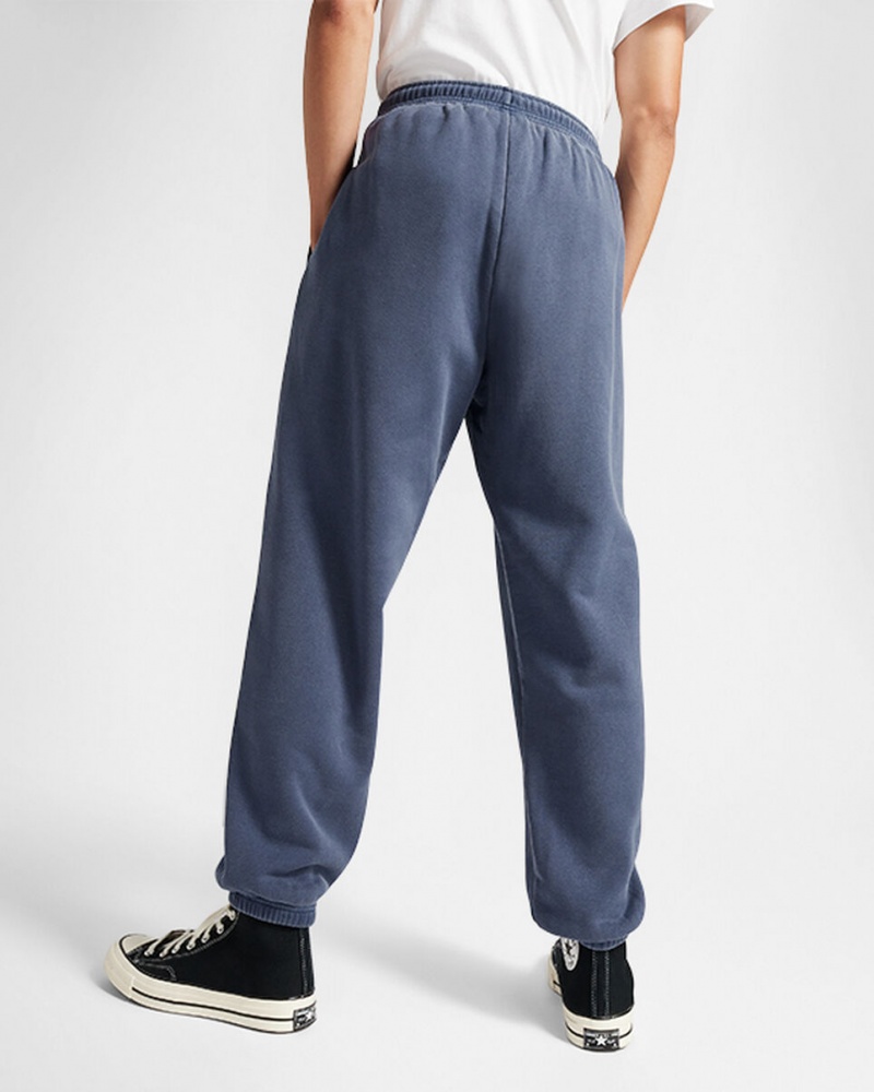 Converse Converse Go-To Sneaker Patch Loose-Fit Sweatpants Niebieskie | 780256-HDY