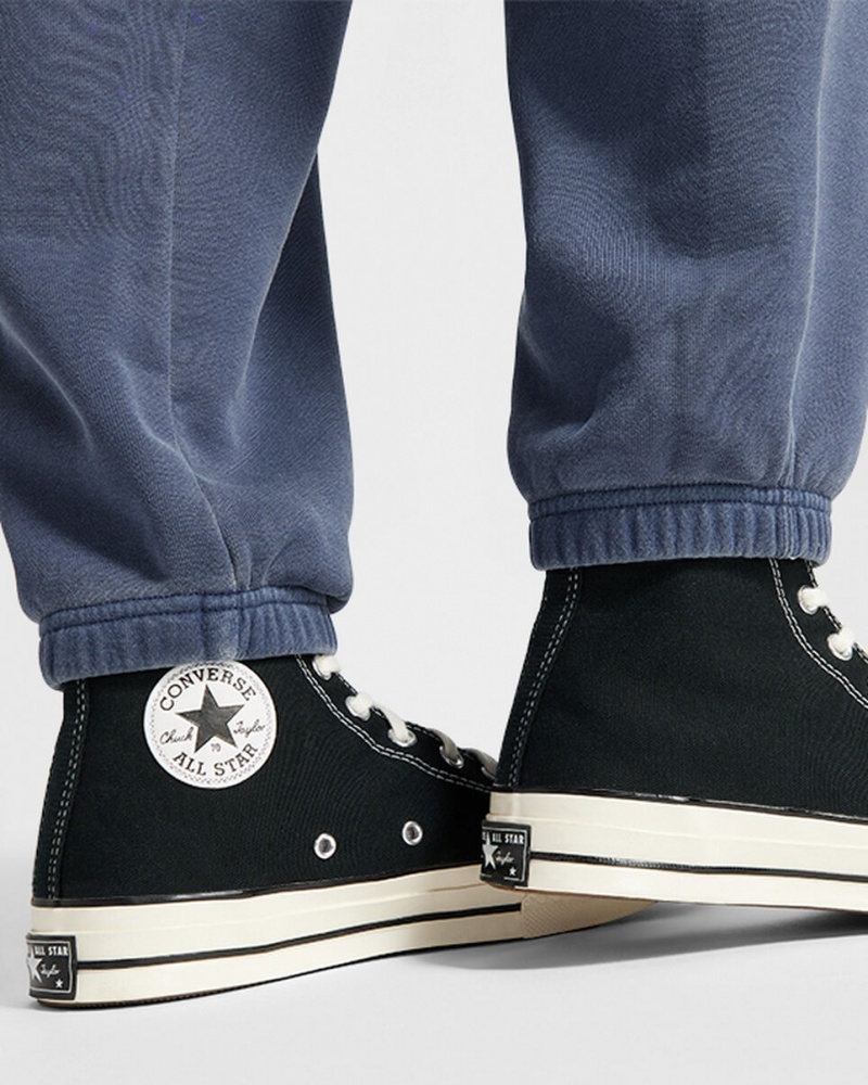 Converse Converse Go-To Sneaker Patch Loose-Fit Sweatpants Niebieskie | 780256-HDY