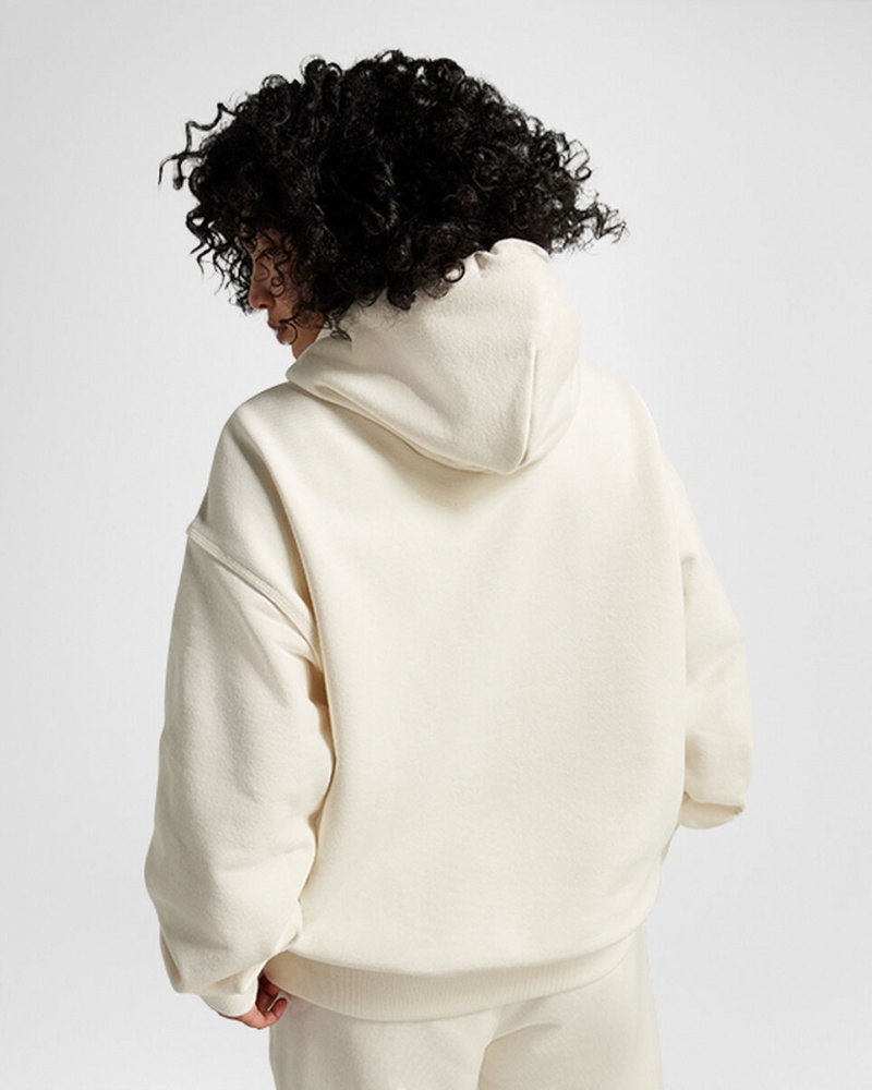 Converse Converse Gold Standard Loose-Fit Pullover Hoodie Egret | 470839-DSN