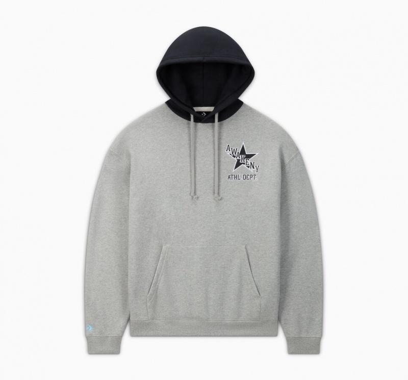 Converse Converse x Awake NY French Terry Hoodie Szare | 920361-FRQ