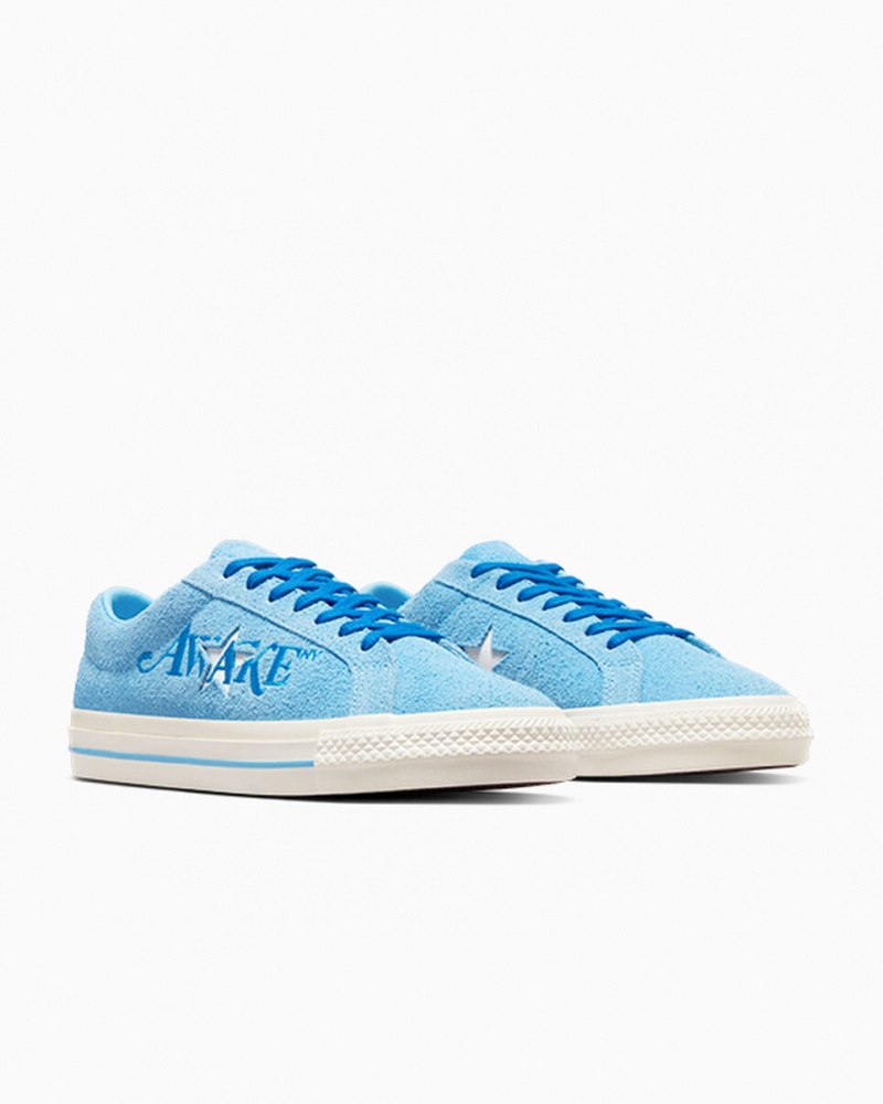 Converse Converse x Awake NY One Star Pro Niebieskie Białe | 871952-UOZ