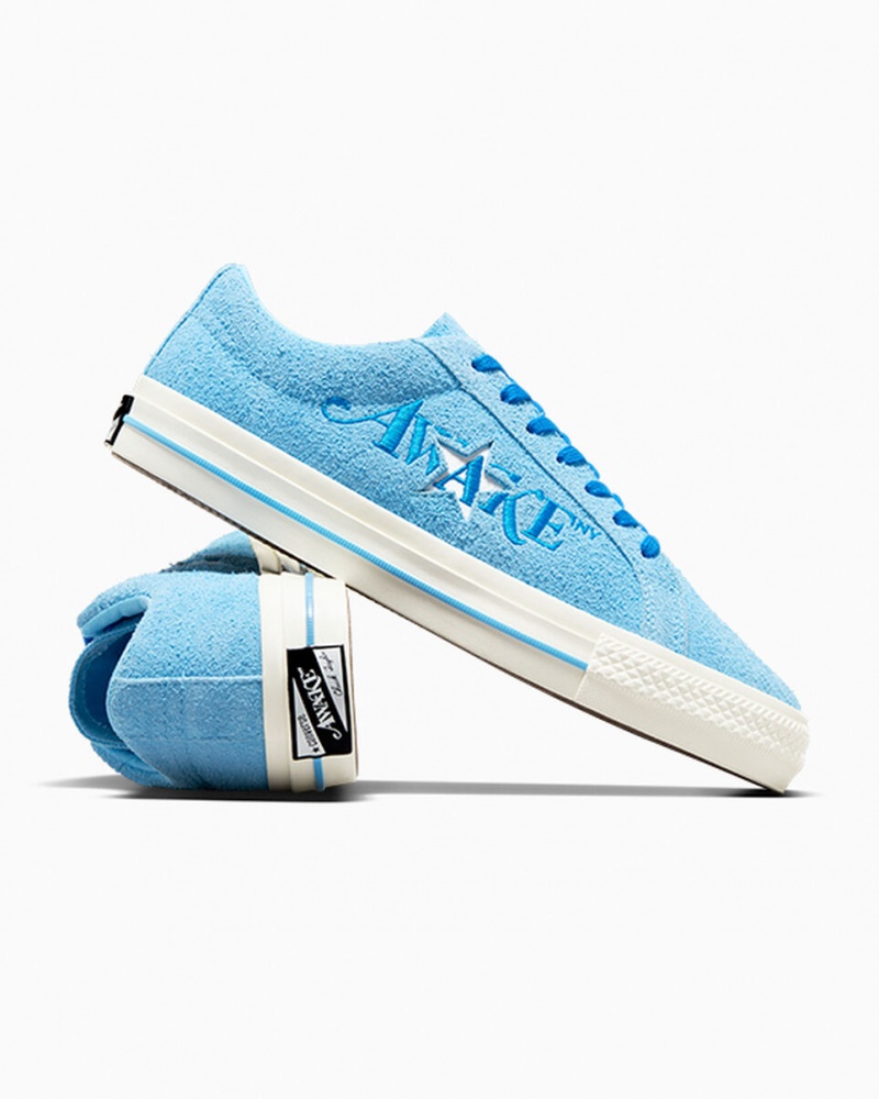 Converse Converse x Awake NY One Star Pro Niebieskie Białe | 871952-UOZ