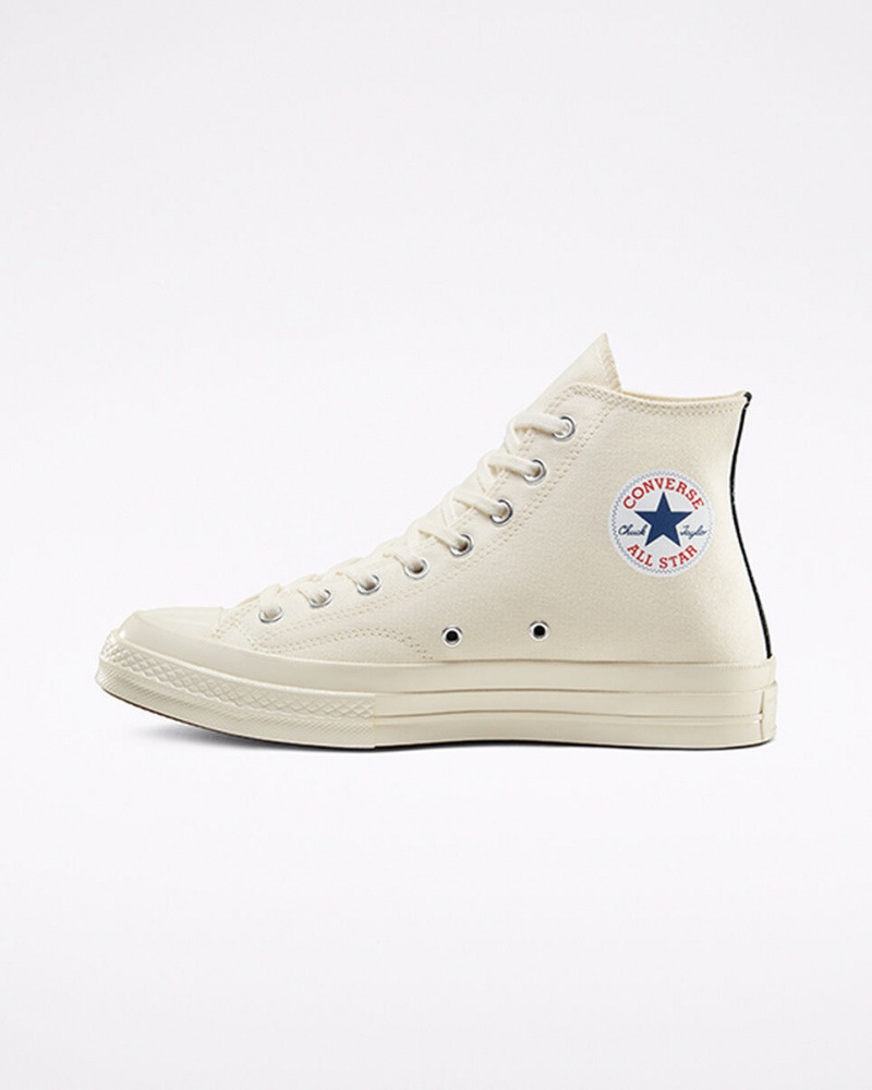 Converse Converse x Comme des Garçons PLAY Chuck 70 Białe Czerwone | 289765-GMB