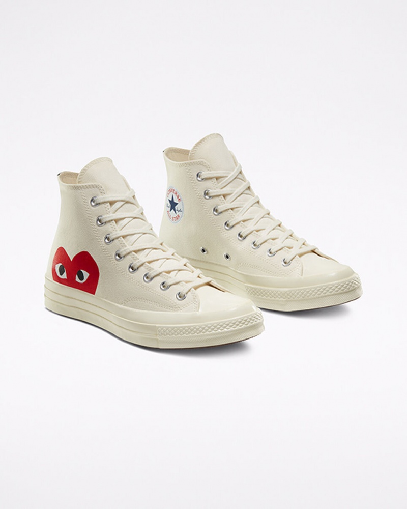 Converse Converse x Comme des Garçons PLAY Chuck 70 Białe Czerwone | 289765-GMB