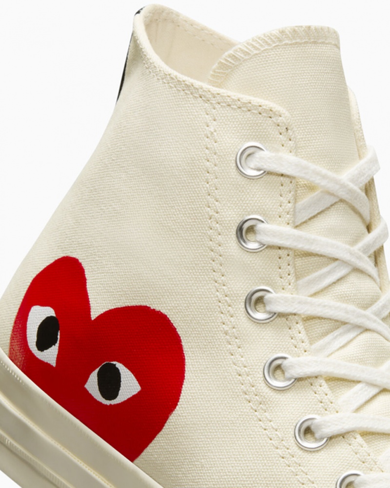 Converse Converse x Comme des Garçons PLAY Chuck 70 Białe Czerwone | 289765-GMB