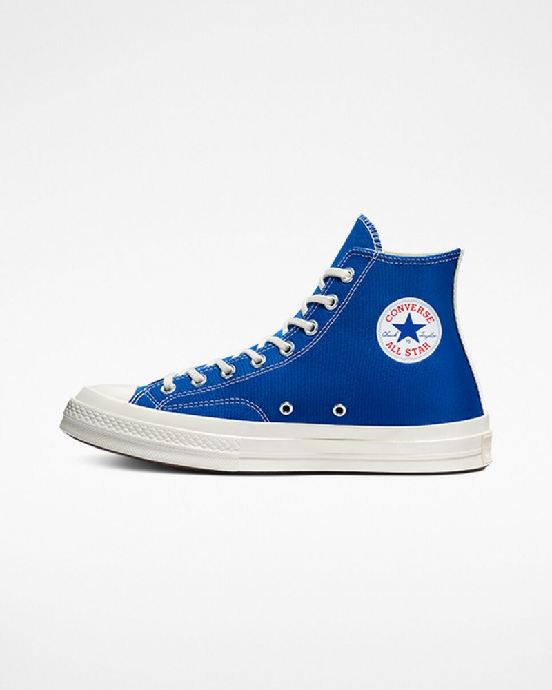 Converse Converse x Comme des Garçons PLAY Chuck 70 Niebieskie Czarne | 832975-VBL