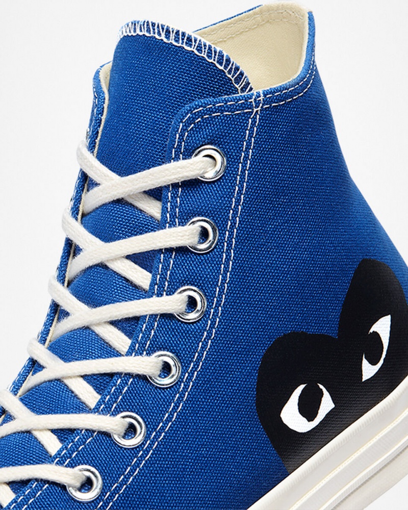 Converse Converse x Comme des Garçons PLAY Chuck 70 Niebieskie Czarne | 832975-VBL