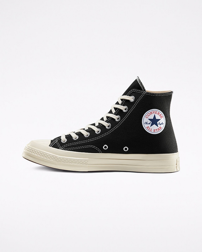 Converse Converse x Comme des Garçons PLAY Chuck 70 Czarne Białe Czerwone | 218645-TXG