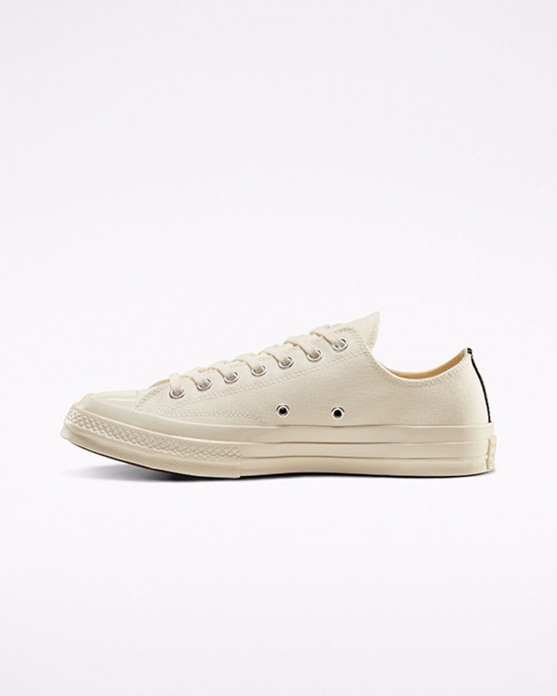 Converse Converse x Comme des Garçons PLAY Chuck 70 Białe Czerwone | 540817-FTS