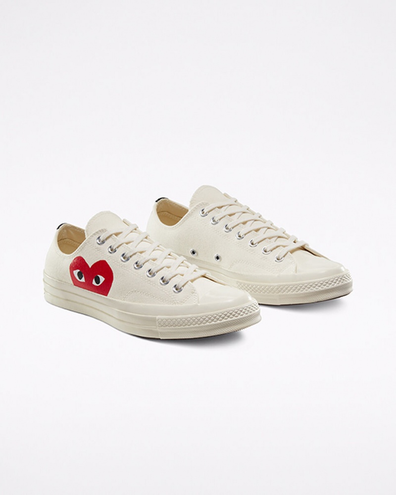 Converse Converse x Comme des Garçons PLAY Chuck 70 Białe Czerwone | 540817-FTS