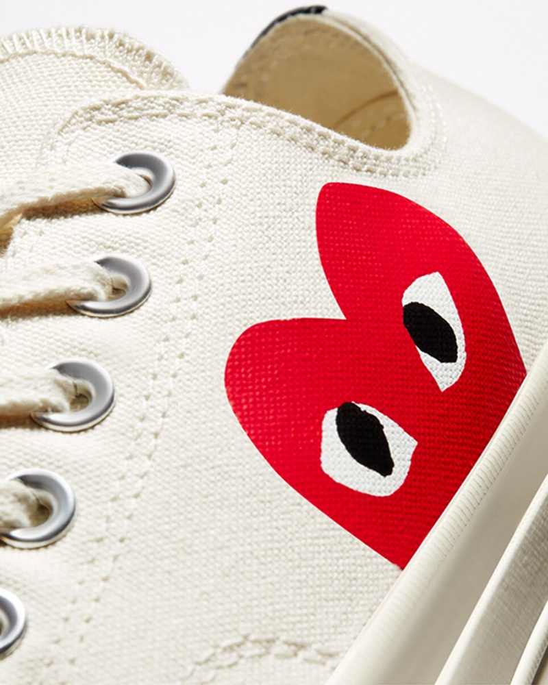 Converse Converse x Comme des Garçons PLAY Chuck 70 Białe Czerwone | 540817-FTS