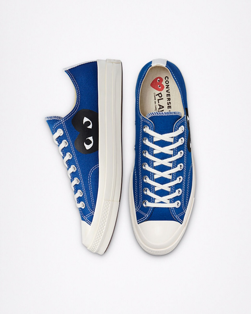 Converse Converse x Comme des Garçons PLAY Chuck 70 Niebieskie Czarne | 082319-FXC