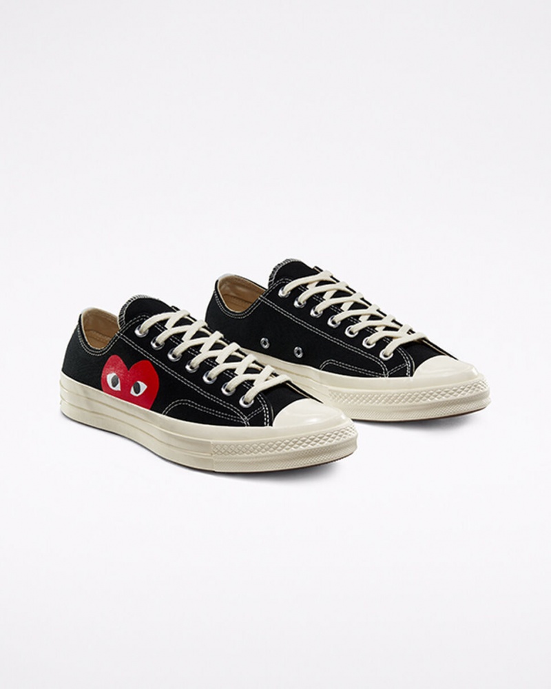 Converse Converse x Comme des Garçons PLAY Chuck 70 Czarne Białe Czerwone | 415903-ESD