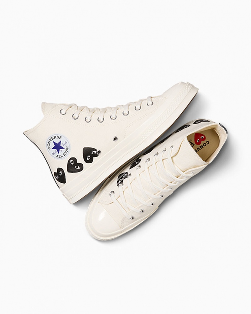 Converse Converse x Comme des Garçons PLAY Chuck 70 Multi Heart Czarne | 186739-GWD