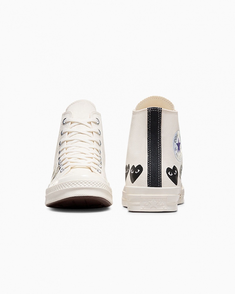 Converse Converse x Comme des Garçons PLAY Chuck 70 Multi Heart Czarne | 186739-GWD