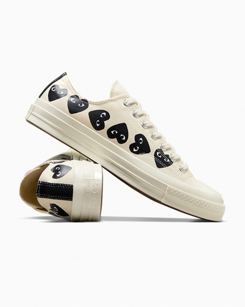 Converse Converse x Comme des Garçons PLAY Chuck 70 Multi Heart Czarne | 147056-NGO