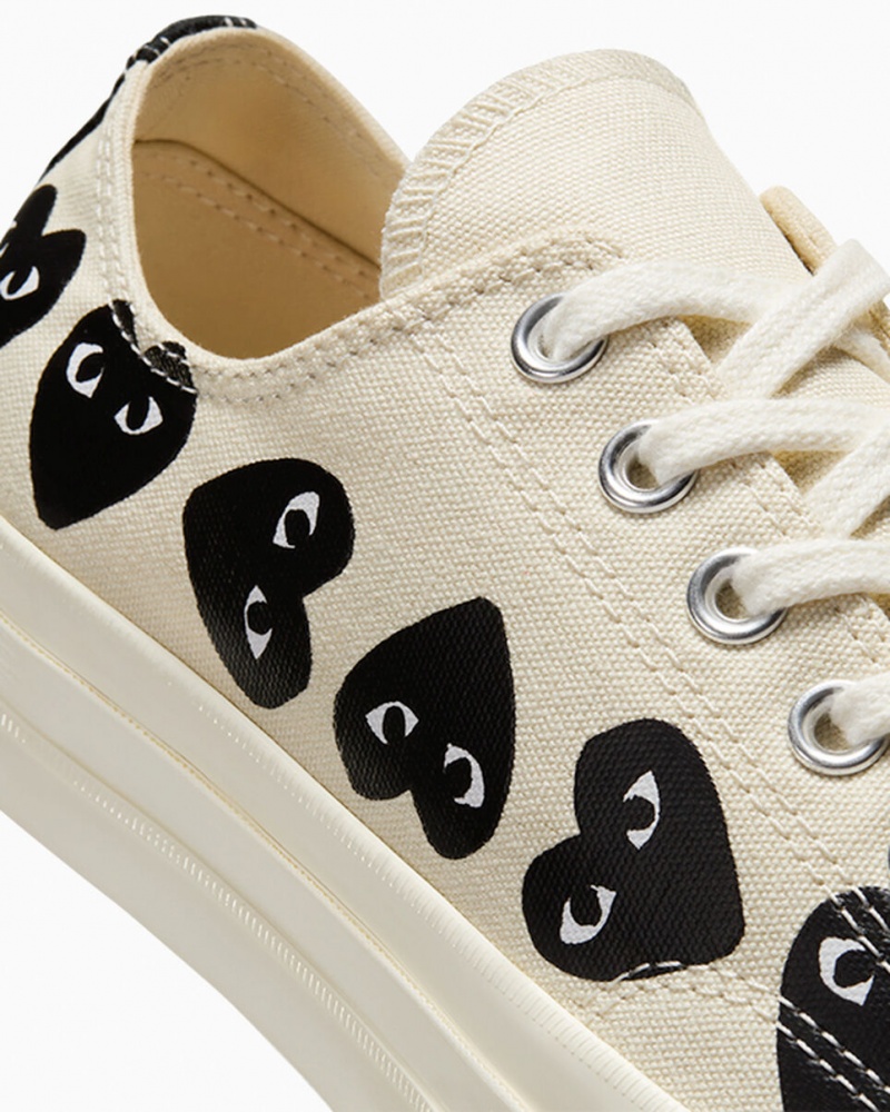 Converse Converse x Comme des Garçons PLAY Chuck 70 Multi Heart Czarne | 147056-NGO