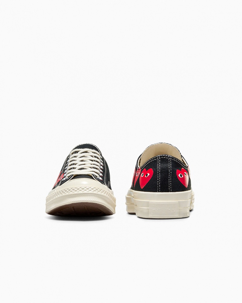 Converse Converse x Comme des Garçons PLAY Chuck 70 Multi Heart Czarne Czerwone | 461702-RNL