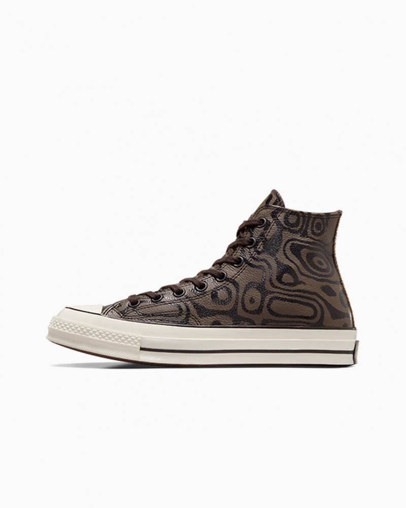 Converse Converse x Wonka Chuck 70 Chocolate Swirl Brązowe | 382956-SUR