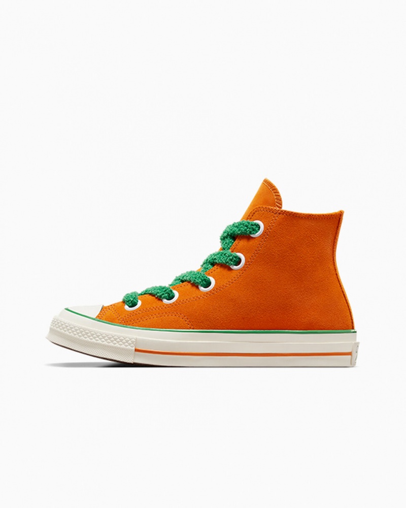 Converse Converse x Wonka Chuck 70 Oompa Loompa Pomarańczowe Zielone | 807345-ZTK