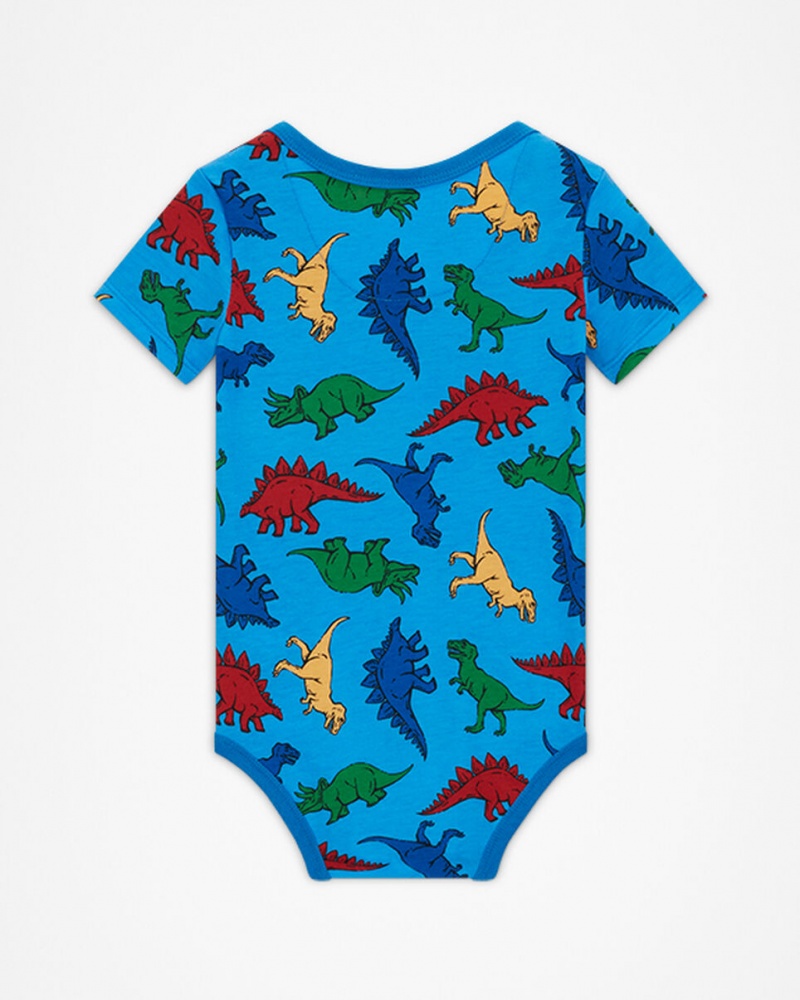 Converse Dino Explorer Zakapturzony Coverall & Bodysuit Set Granatowe | 316280-RIG